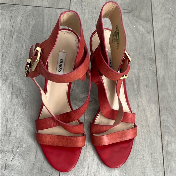 GUESS Coral Strappy Heeled Sandals, Size 8.5 - Picture 5 of 11